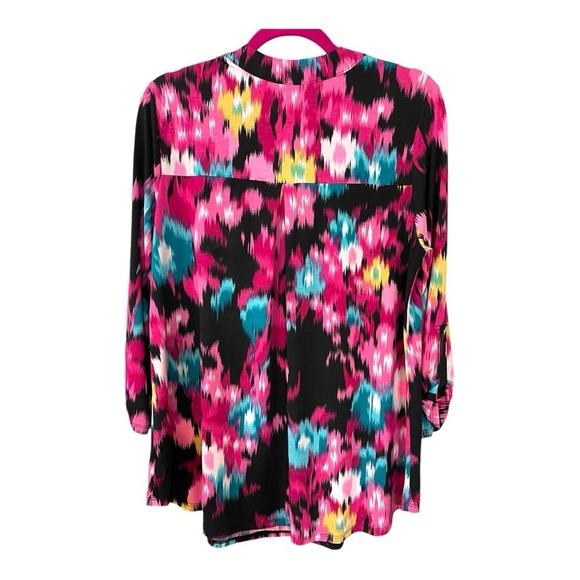 Floral Print Dear Scarlett Blouse - Size M - Picture 3 of 5